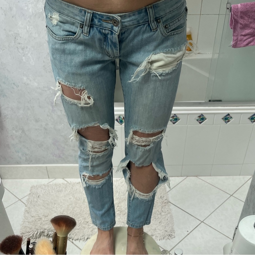 Bardot denim ripped skinny jeans
